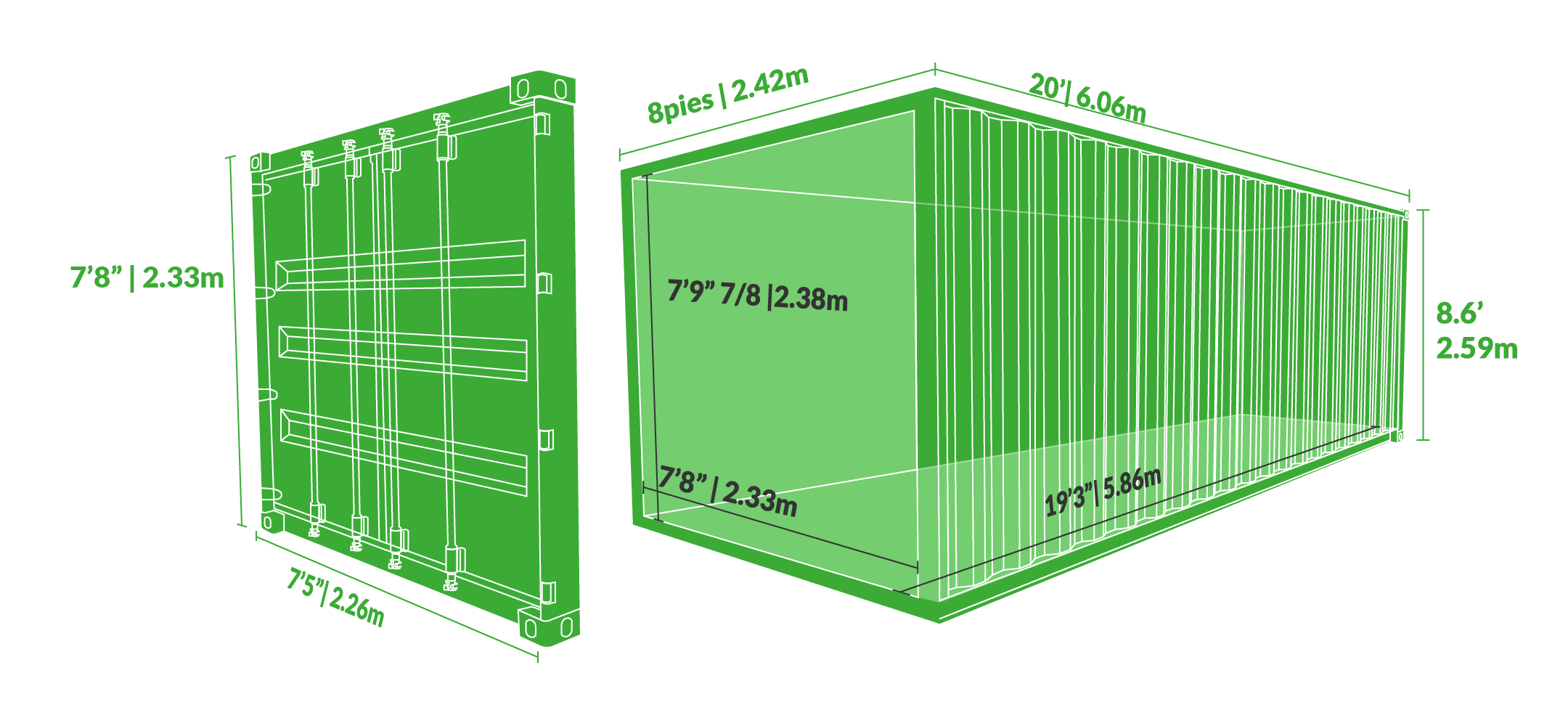 20-pies-contenedores-ilustracion-green-storage-box